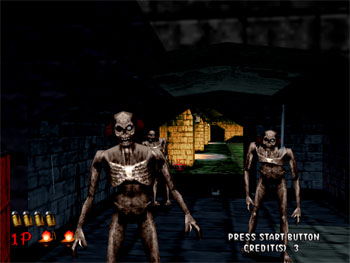 Pantallazo del juego online House of the Dead (SEGA Model 2)