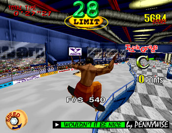 Pantallazo del juego online Top Skater (Mame)