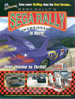 Portada de la descarga de Sega Rally 2