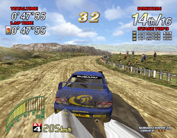 Pantallazo del juego online Sega Rally 2 (SEGA MODEL 3)