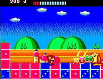 Pantallazo del juego online Alex Kidd The Lost Stars (SMS)