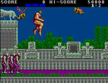 Pantallazo del juego online Altered Beast (SMS)