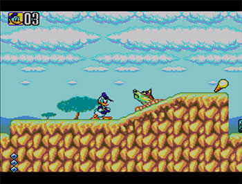 Pantallazo del juego online Deep Duck Trouble Starring Donald Duck (SMS)