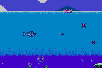 Pantallazo del juego online Submarine Attack (SMS)