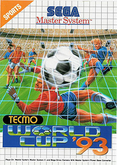 Carátula del juego Tecmo World Cup 93 (SMS)