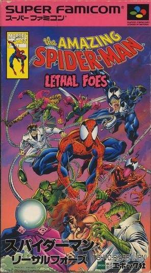 Carátula del juego The Amazing Spider-Man Lethal Foes (SNES)