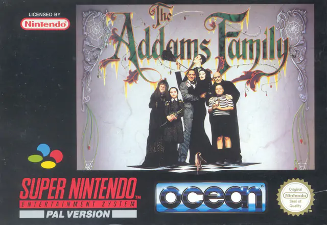 Portada de la descarga de The Addams Family