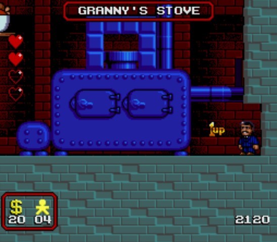 Pantallazo del juego online The Addams Family (Snes)