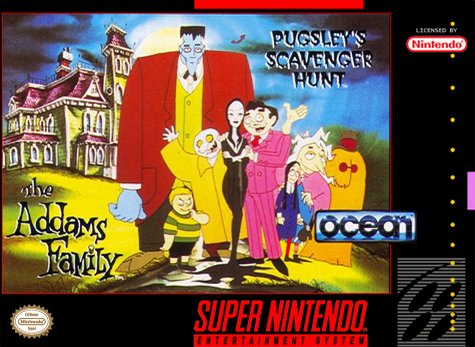 Carátula del juego The Addams Family - Pugsley's Scavenger Hunt (Snes)