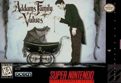 Carátula del juego Addams Family Values (Snes)