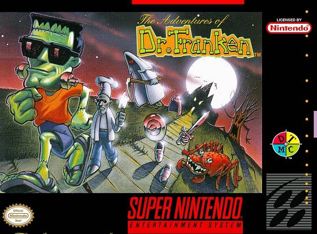 Carátula del juego The Adventures of Dr Franken (Snes)