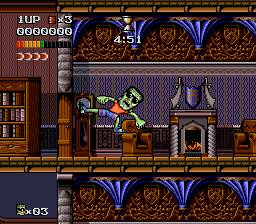 Pantallazo del juego online The Adventures of Dr Franken (Snes)