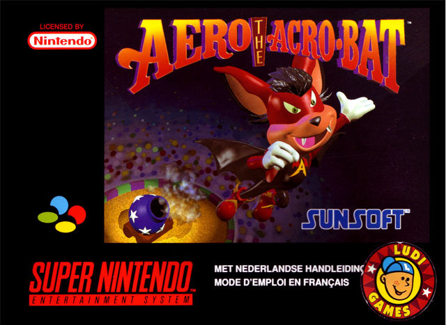 Carátula del juego Aero the Acrobat (Snes)