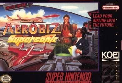 Carátula del juego Aerobiz Supersonic (Snes)