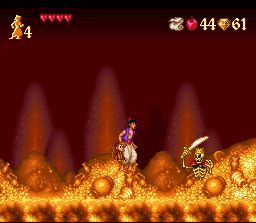 Pantallazo del juego online Aladdin (Snes)