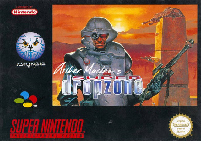 Carátula del juego Archer Maclean's Dropzone (SNES)