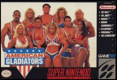 Carátula del juego American Gladiators (Snes)