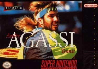 Carátula del juego Andre Agassi Tennis (Snes)
