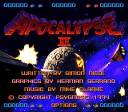 Carátula del juego Apocalypse II (SNES)