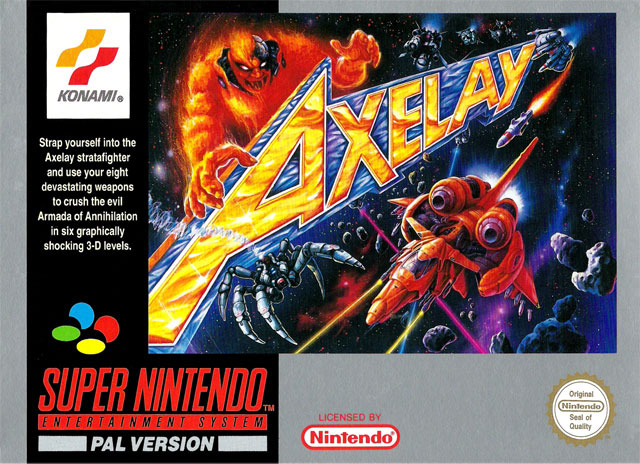 Carátula del juego Axelay (Snes)