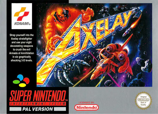 Portada de la descarga de Axelay