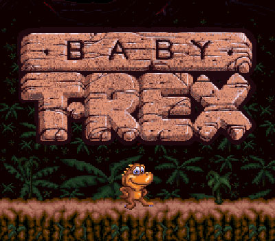 Carátula del juego Baby T-Rex Sample Game (SNES)