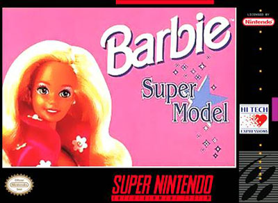 Carátula del juego Barbie Super Model (Snes)