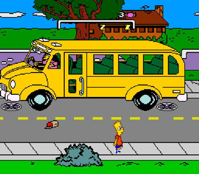 Pantallazo del juego online The Simpsons Bart's Nightmare (Snes)