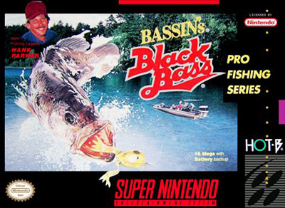 Carátula del juego Bassin's Black Bass (Snes)