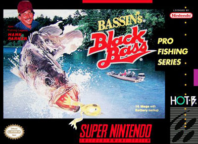 Carátula del juego Bassin's Black Bass (Snes)