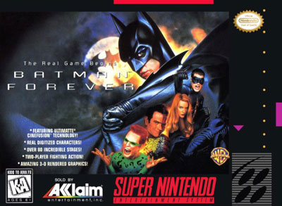 Carátula del juego Batman Forever (Snes)