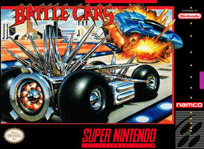 Carátula del juego Battle Cars (Snes)