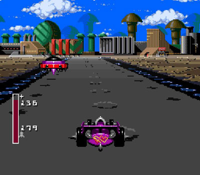 Pantallazo del juego online Battle Cars (Snes)