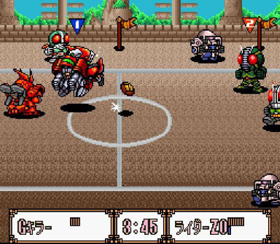 Pantallazo del juego online Battle Dodge Ball II (SNES)