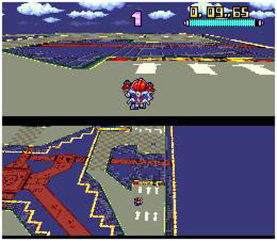 Pantallazo del juego online Battle Racers (SNES)