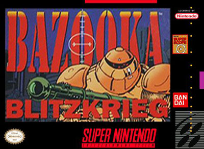 Carátula del juego Bazooka Blitzkrieg (SNES)
