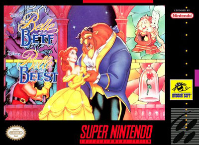 Carátula del juego Beauty & the Beast (Snes)