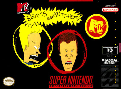 Carátula del juego MTV's Beavis and Butt-head (SNES)