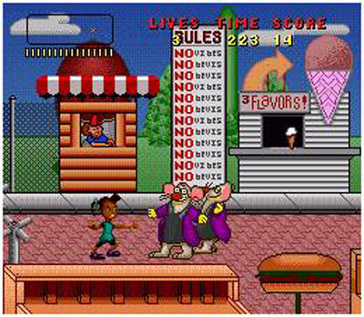 Pantallazo del juego online Bebe's Kids (Snes)