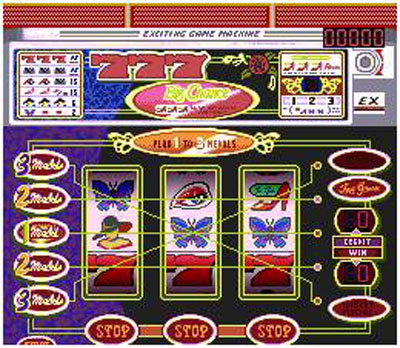 Pantallazo del juego online Big Ichigeki Pachi Slot Daikoryaku (SNES)