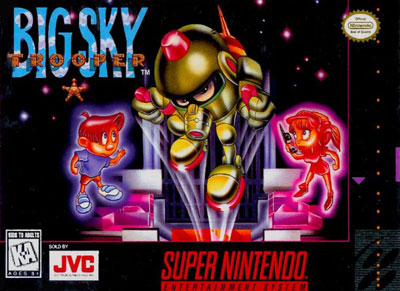 Carátula del juego Big Sky Trooper (Snes)