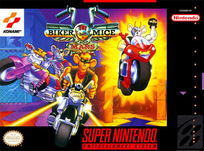 Carátula del juego Biker Mice from Mars (Snes)