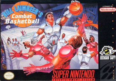 Carátula del juego Bill Laimbeer's Combat Basketball (Snes)