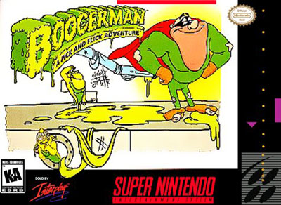 Carátula del juego Boogerman - A Pick and Flick Adventure (Snes)