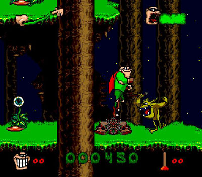 Pantallazo del juego online Boogerman - A Pick and Flick Adventure (Snes)