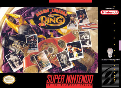 Carátula del juego Boxing Legends of the Ring (Snes)