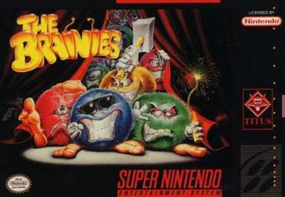 Carátula del juego The Brainies (Snes)