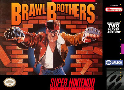 Carátula del juego Brawl Brothers (Snes)