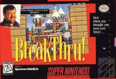 Carátula del juego BreakThru (Snes)