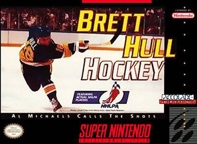 Carátula del juego Brett Hull Hockey (Snes)